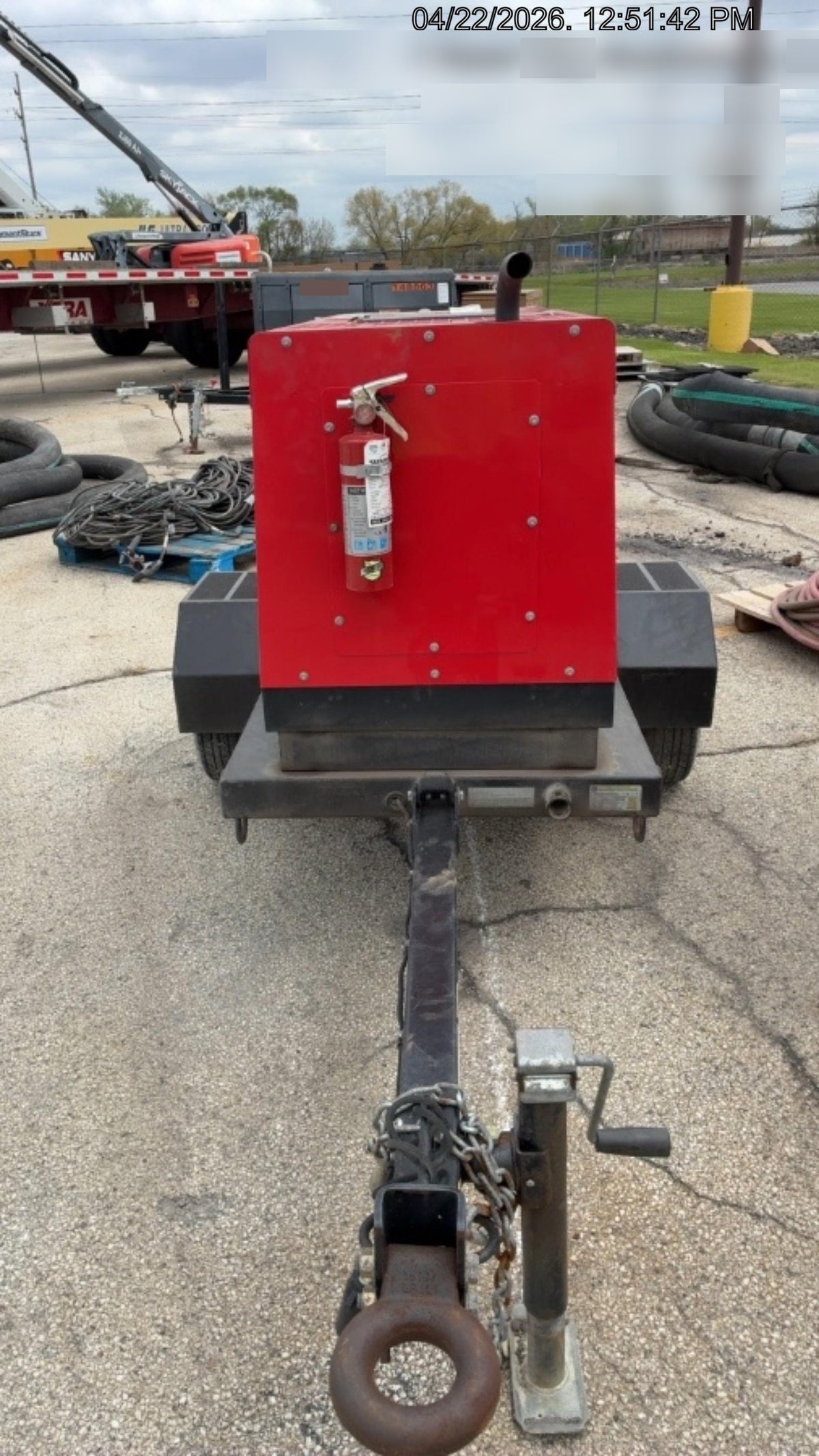 2023 Shindaiwa DGW400MDL Kubota D902 Engine, 23 HP, Dual Op Welder, Wire, Arc, Droop Stick, Tig, and CC Stick Functionality, Simulphase, 3 Phase and 1 Phase Gen Output, Single Axle NB Trlr, Slr Trckl Chrg 12V 12W, Fire Ext