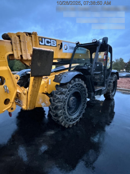 2020 JCB 510-56 Canopy, Solid Tires, Work Lights, Beacon, Aux Hydraulics, Back up Alarm, Lifting Eye, ES Decals