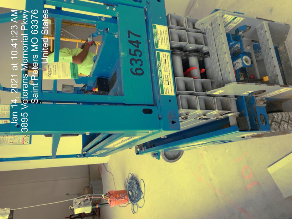 2020 Genie GS-1930 Solid Non Marking Tires, Beacon, Folding rails with half height swing gate