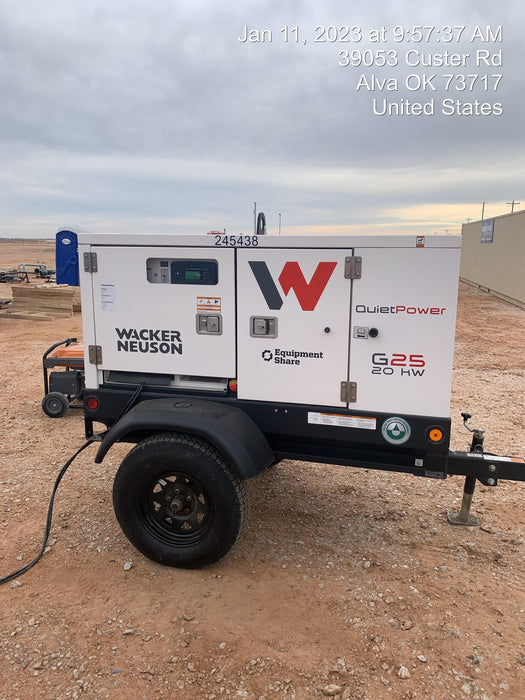 2022 WACKER NEUSON G25