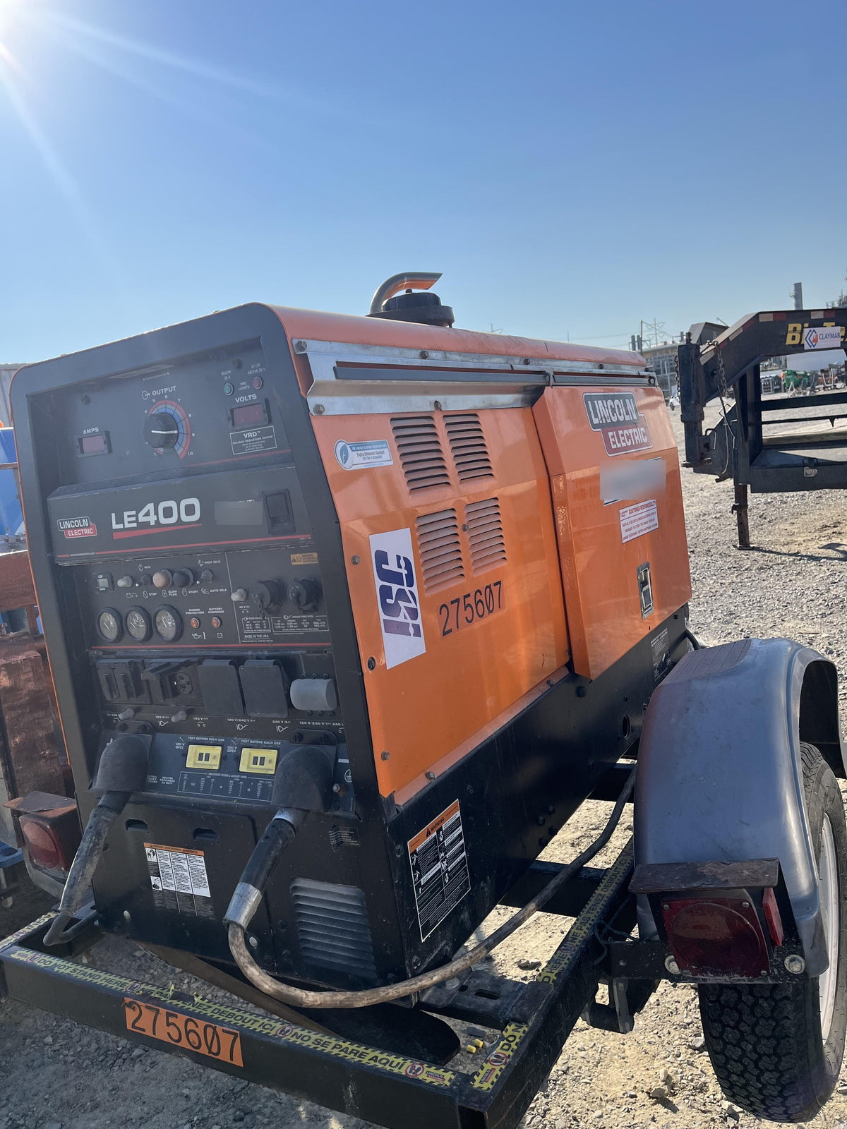 2022 Lincoln Electric LE400 Kubota V1505, Trlr, Cable Rack, Light Kit, ES Decals, T3
