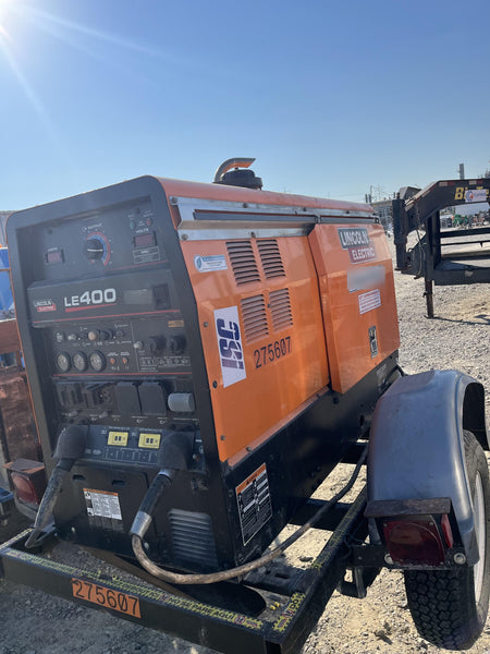 2022 Lincoln Electric LE400 Kubota V1505, Trlr, Cable Rack, Light Kit, ES Decals, T3