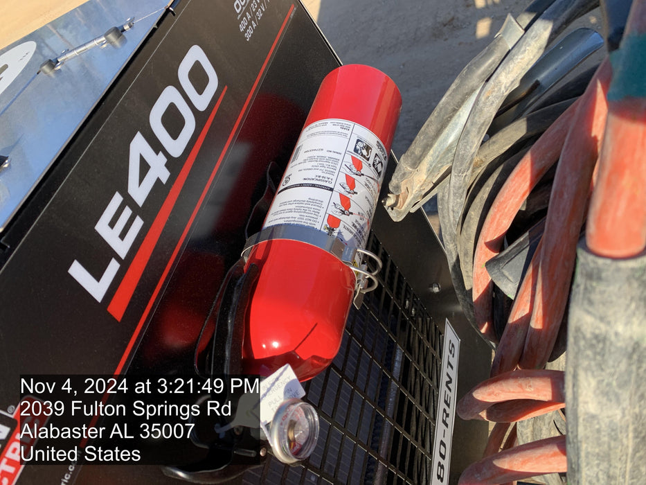 2024 Lincoln Electric LE400 Kubota V1505, Trlr, Cable Rack, Light Kit, ES Decals, T3