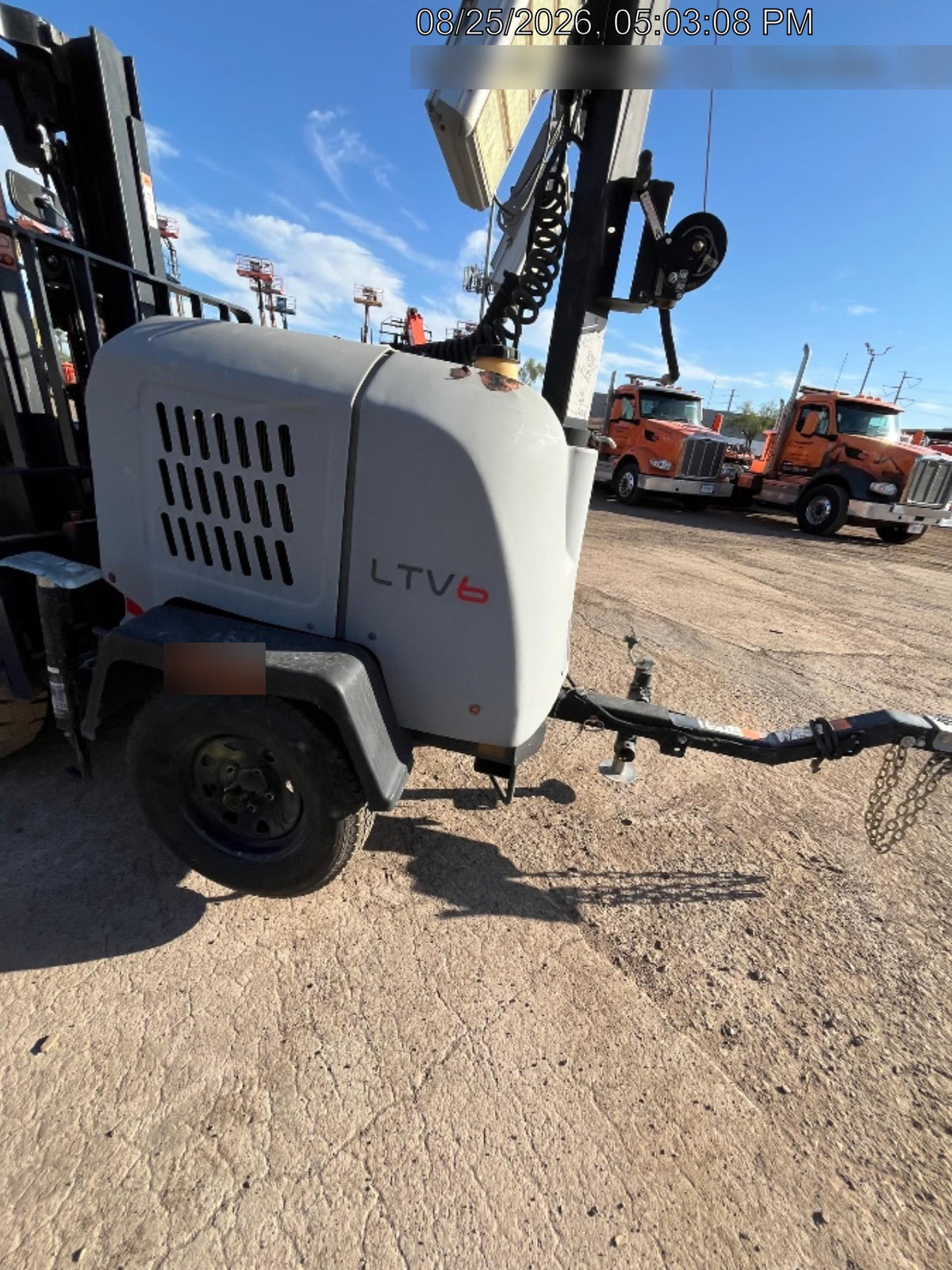 2019 Wacker Neuson LTV6K-LED Standard LED Towable Light Tower w/None