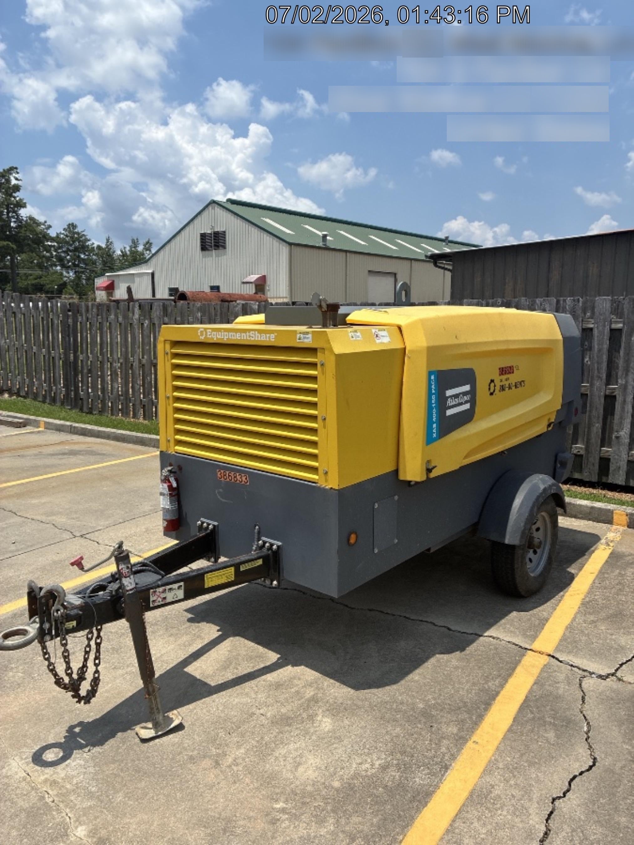 2024 ATLAS COPCO XAS 400-150 PACE