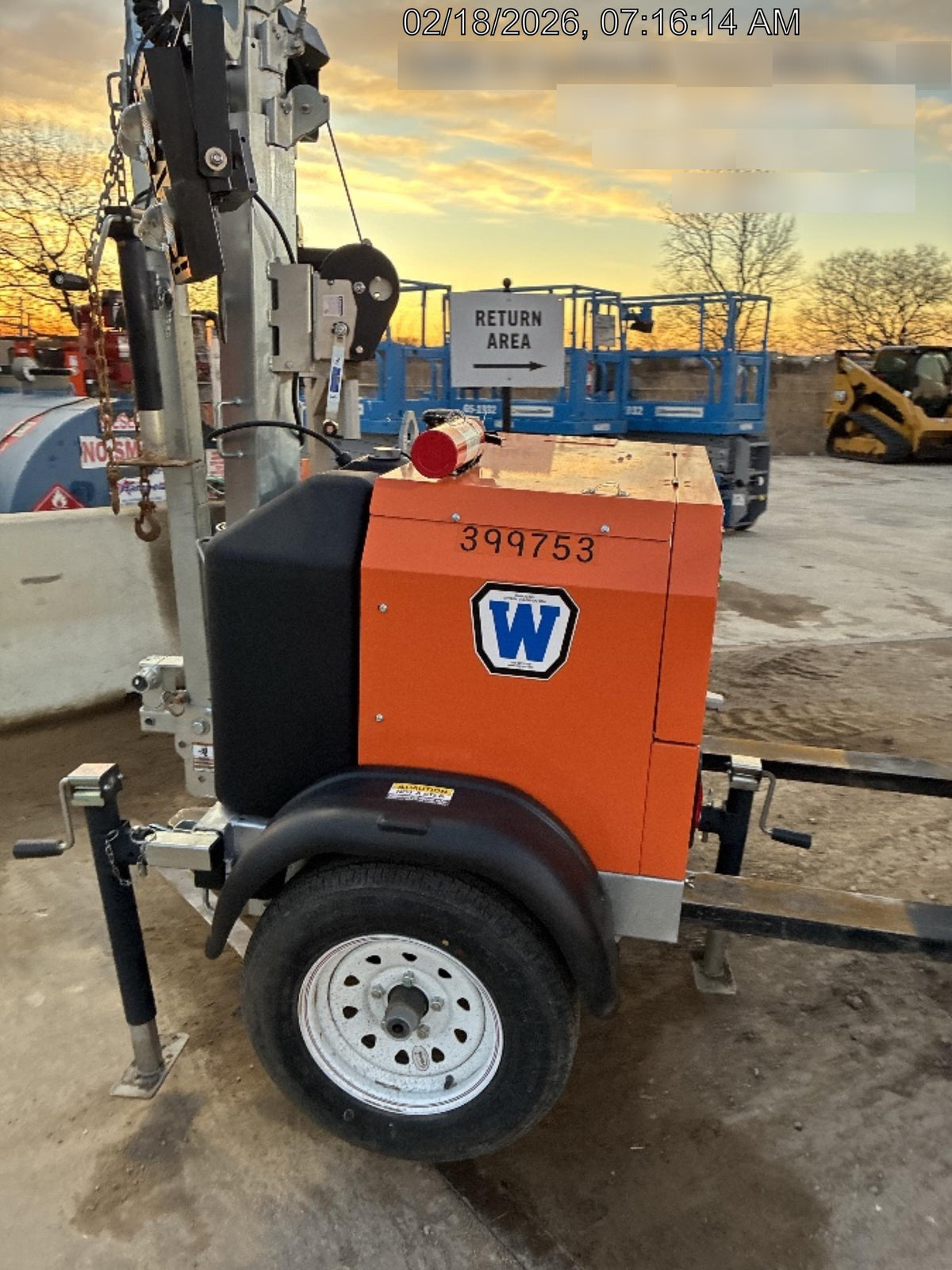 2024 Wanco WLTT-4MM4K Diesel, Deep Sea Controller, Shore Power Plug, Auto Start, (4) 350W LED Floodlights, 4kW Generator, 60 Gal Fuel Tank, 2" Ball, T3