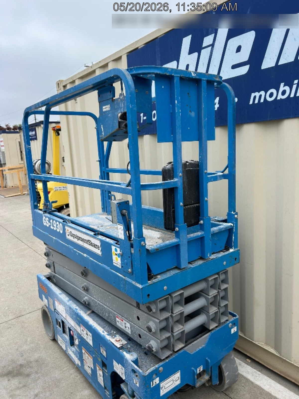 2019 Genie GS-1930 Fixed Rails with Chain Entry