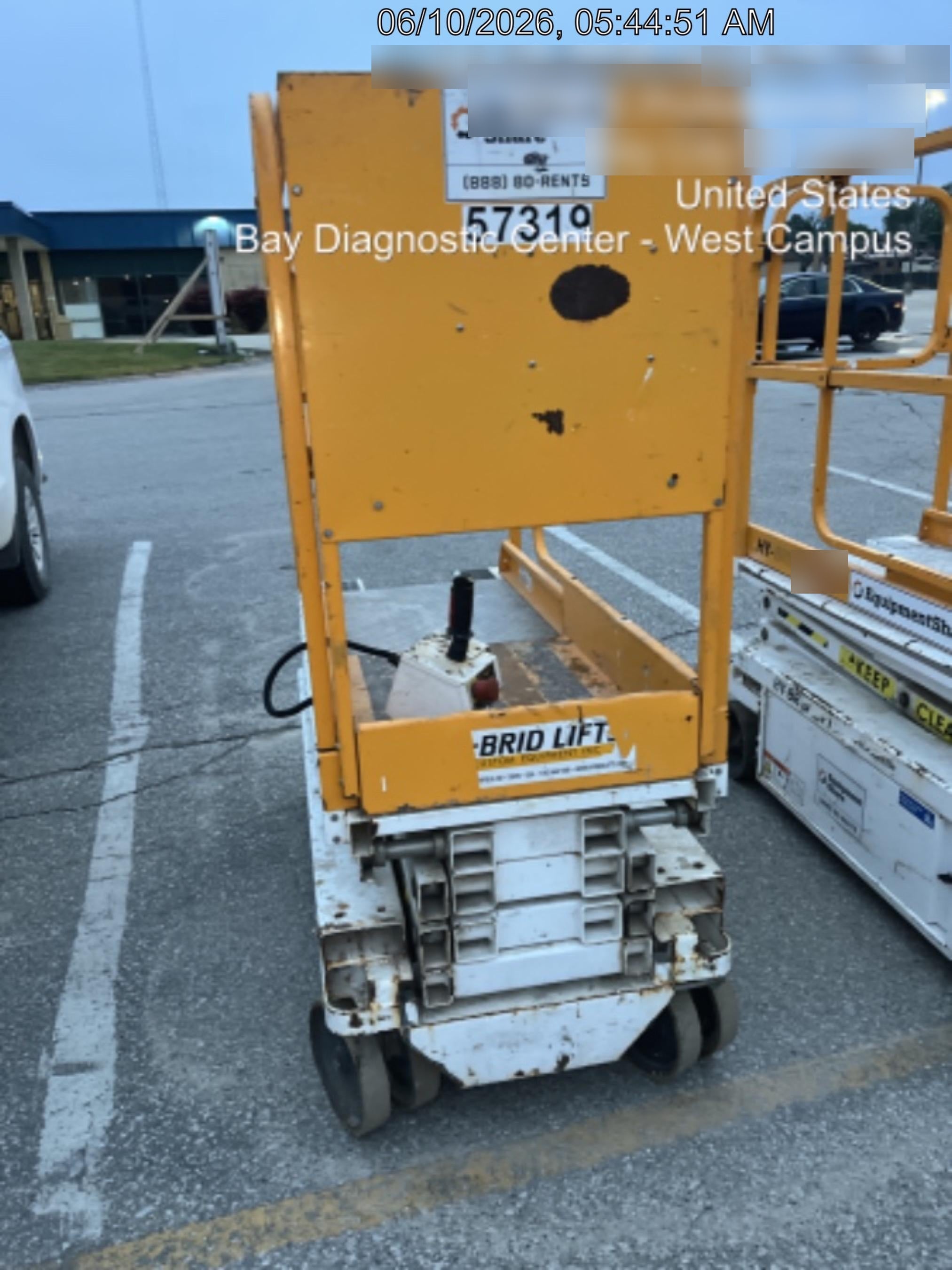 Custom Equipment HB-1430 Hy-Brid Scissor Lift
Platform capacity up to 670 lbs
Working height up to 20 ft
Weighs under 1,700 lbs
Non-marking wheels