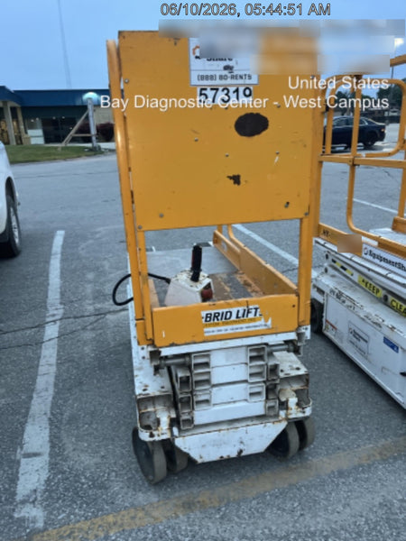 Custom Equipment HB-1430 Hy-Brid Scissor Lift
Platform capacity up to 670 lbs
Working height up to 20 ft
Weighs under 1,700 lbs
Non-marking wheels
