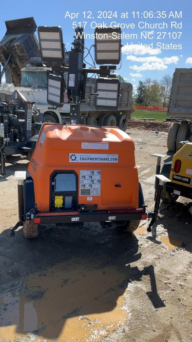 2023 Generac MLT2 Diesel, Flex Switch 120V Input, Powerzone Controller, 
(4) 320W LED Lights, 4kW Generator, 39.9 Gal Fuel Tank, 2" Ball, T3