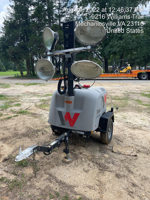 2018 Wacker Neuson LTV6L-MH Wacker Neuson LTV6L Mobile Light Tower w/Fuel Level Sensor Installed