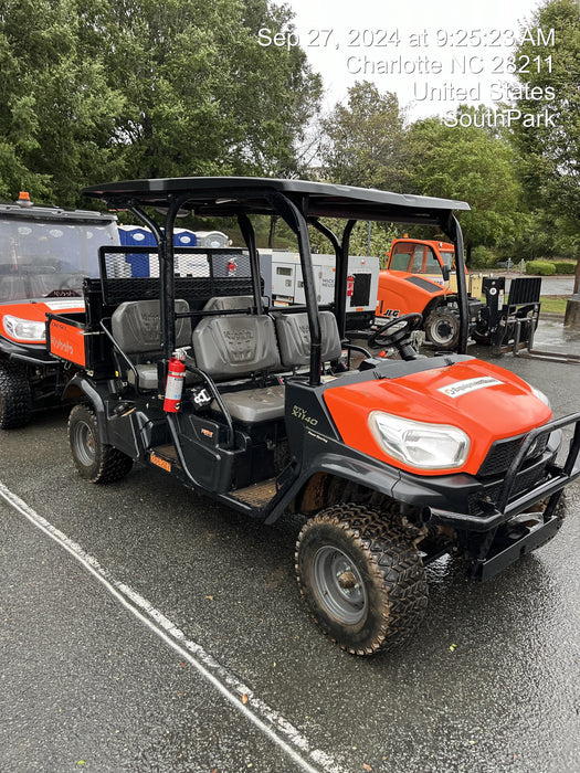2022 Kubota RTV-X1140W-H Plastic Canopy, Windshield Acrylic Clear, LED Strobe Light, Wire Harness Kit, Back up Alarm