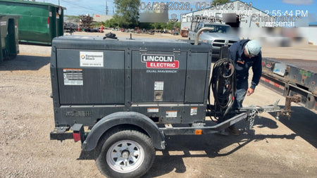 2024 Lincoln Electric Dual Maverick 200/200X Ready Pak 3, Includes Trailer, Cable Rack, Fender Light Kit K4382-1-RP3