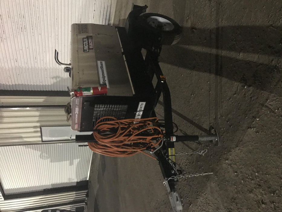 2019 Lincoln Electric Vantage 322 Ready-Pak 3, Two Wheel Trailer, Fender and Light Kit, Cable Rack