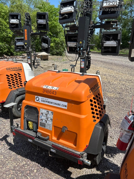 2024 Generac MLT2 Diesel, Flex Switch 120V Input, Powerzone Controller, 
(4) 320W LED Lights, 4kW Generator, 39.9 Gal Fuel Tank, 2" Ball, T3