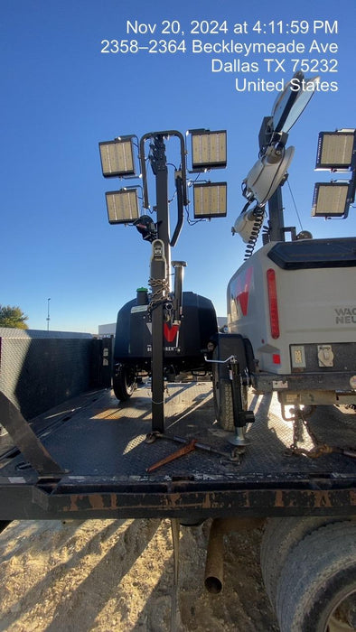 2024 Wacker Neuson LTT4 Diesel, Kohler KDW702, Deep Sea Controller, Auto Start, LED 320W, Bypass Outlet, T3