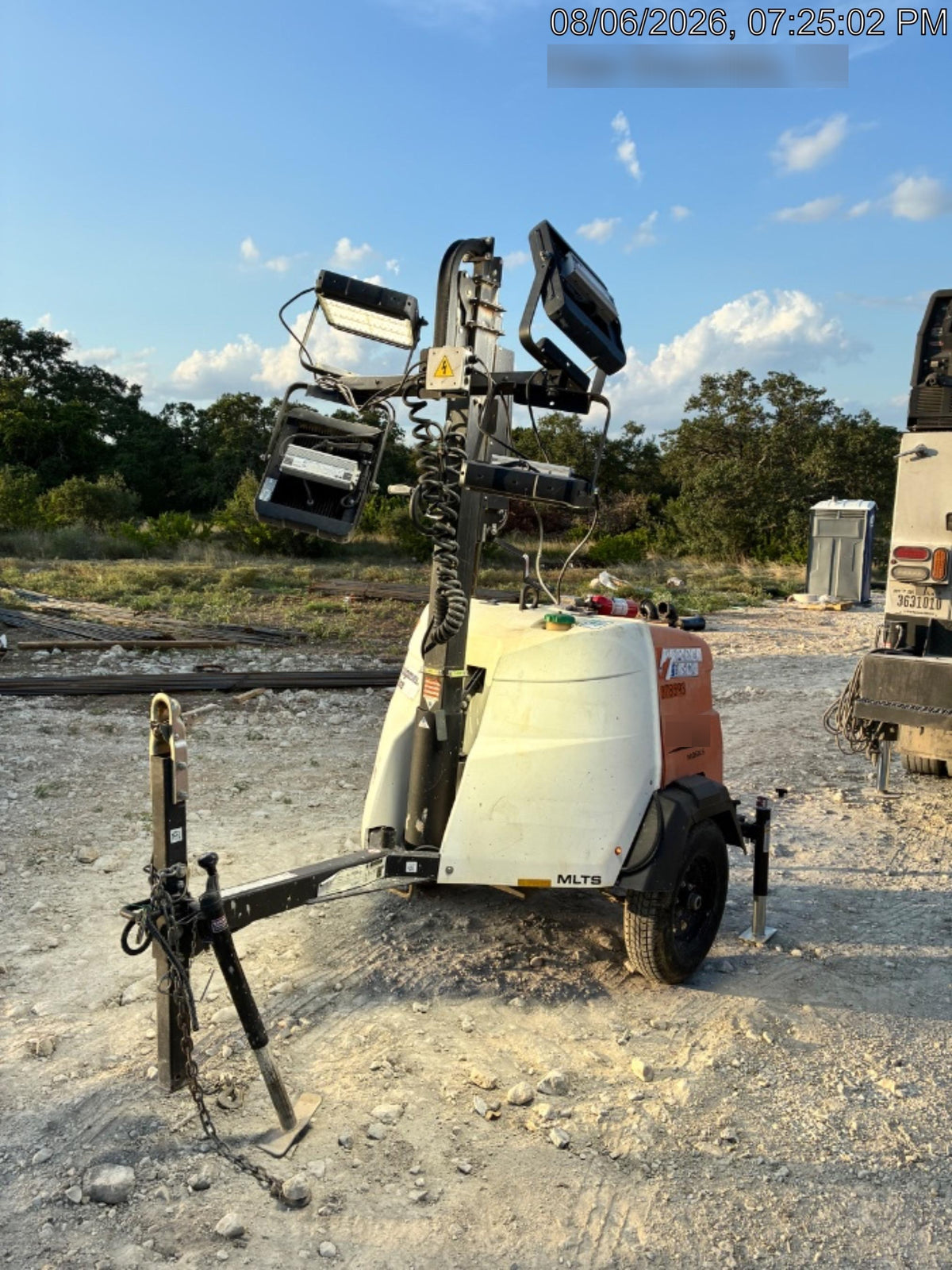 2023 Generac MLT2 Diesel, Flex Switch 120V Input, Powerzone Controller, 
(4) 320W LED Lights, 4kW Generator, 39.9 Gal Fuel Tank, 2" Ball, T3