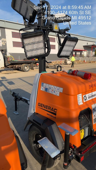 2024 Generac MLT2 Diesel, Flex Switch 120V Input, Powerzone Controller, 
(4) 320W LED Lights, 4kW Generator, 39.9 Gal Fuel Tank, 2" Ball, T3