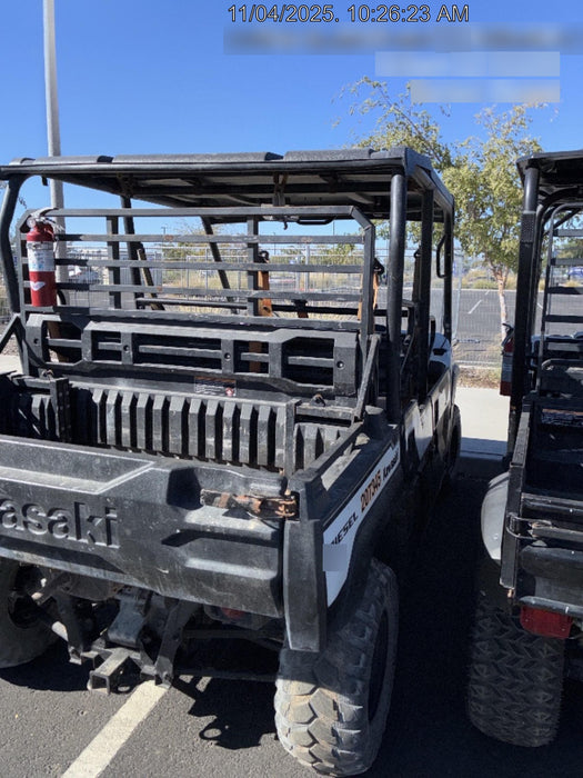 2022 Kawasaki Mule PRO-DXT Standard Options, Backup Alarm, Beacon, Plastic Hard Top, Poly Windshield, Horn Kit