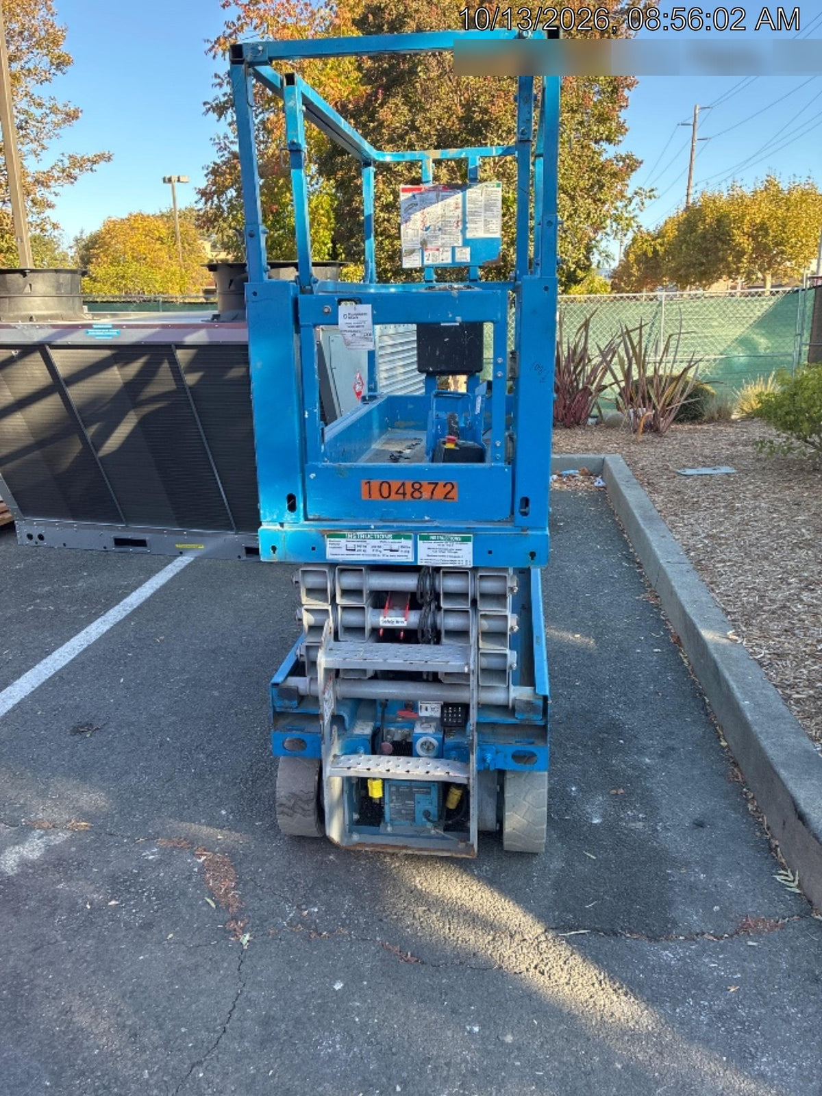 2020 Genie GS-1930 Solid Non Marking Tires, Beacon, Folding rails with half height swing gate, 800W Inverter