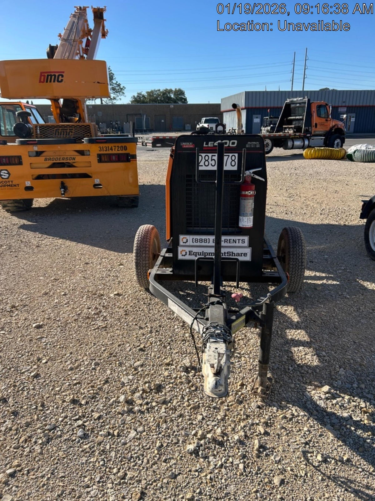 2022 Lincoln Electric LE400 Kubota V1505, Trlr, Cable Rack, Light Kit, ES Decals, T3