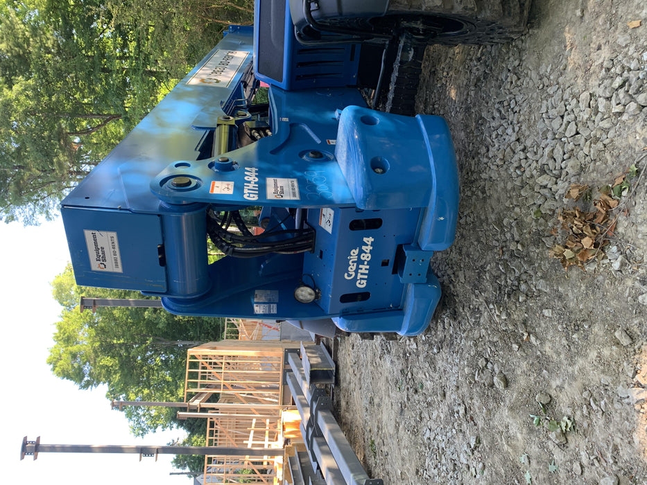 2020 Genie GTH-844 Cab/Heat/Air, Solid Tires, Work Lights, Beacon, Aux Hydraulics, Back up Alarm, Lifting Eye