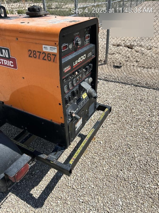 2023 Lincoln Electric LE400 Kubota V1505, Trlr, Cable Rack, Light Kit, ES Decals, T3