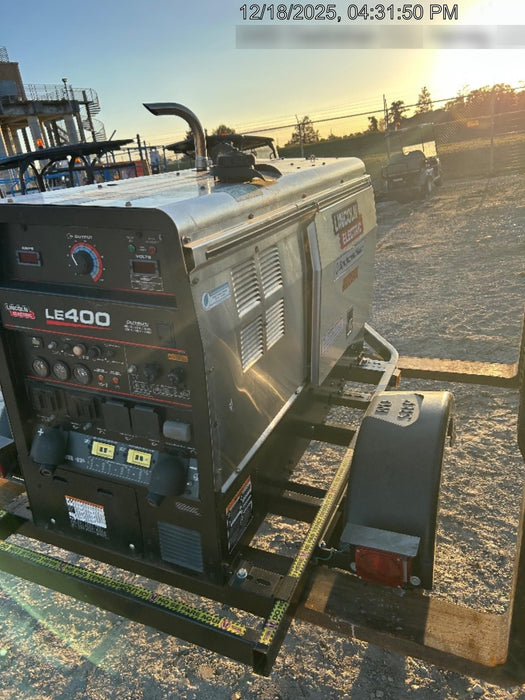 2024 Lincoln Electric LE400 Kubota V1505, Trlr, Cable Rack, Light Kit, ES Decals, T3