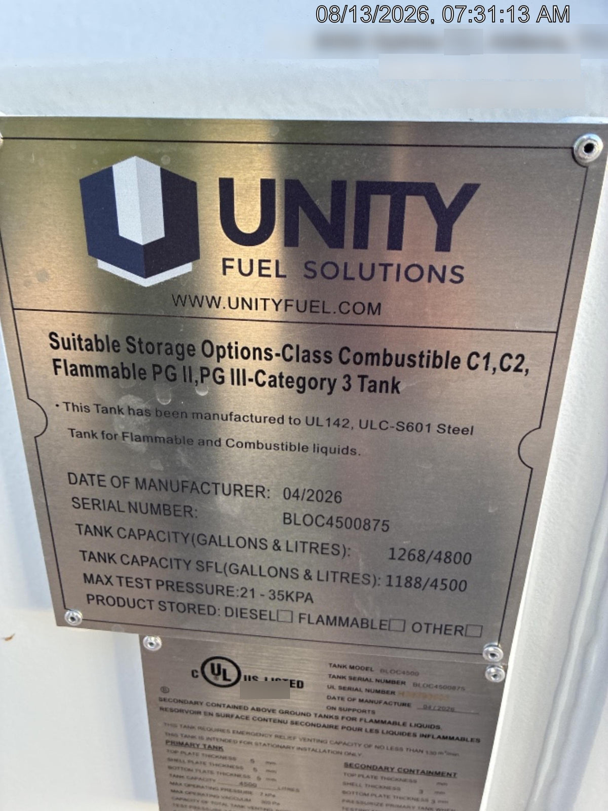2026 UNITY BLOC 4500