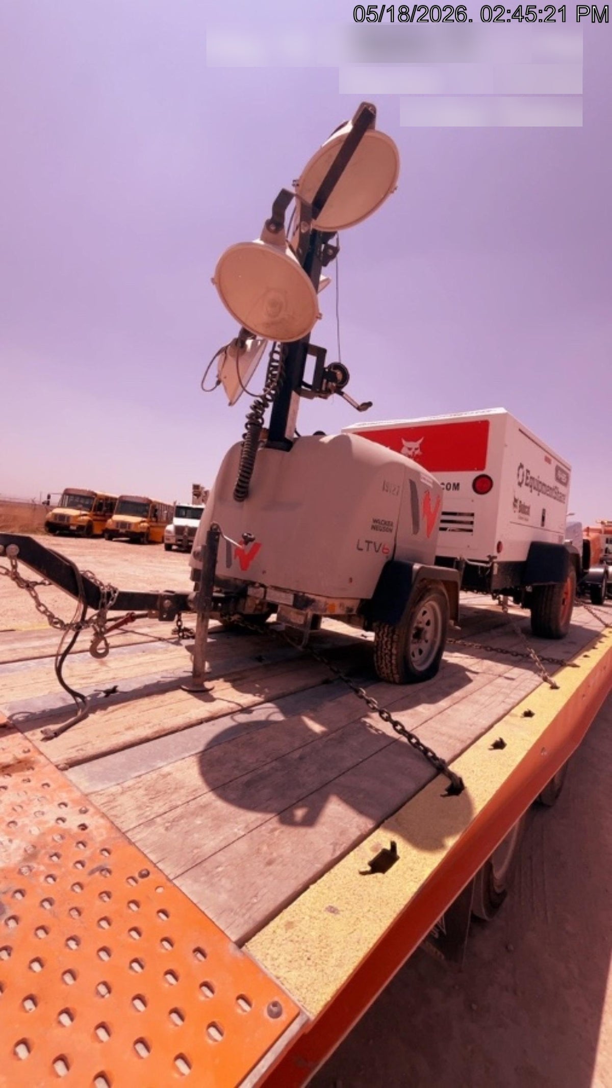 2018 Wacker Neuson LTV6L-MH Wacker Neuson LTV6L Mobile Light Tower w/Fuel Level Sensor Installed
