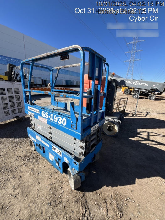 2017 Genie GS-1930 Genie GS-1930 Scissor Lift