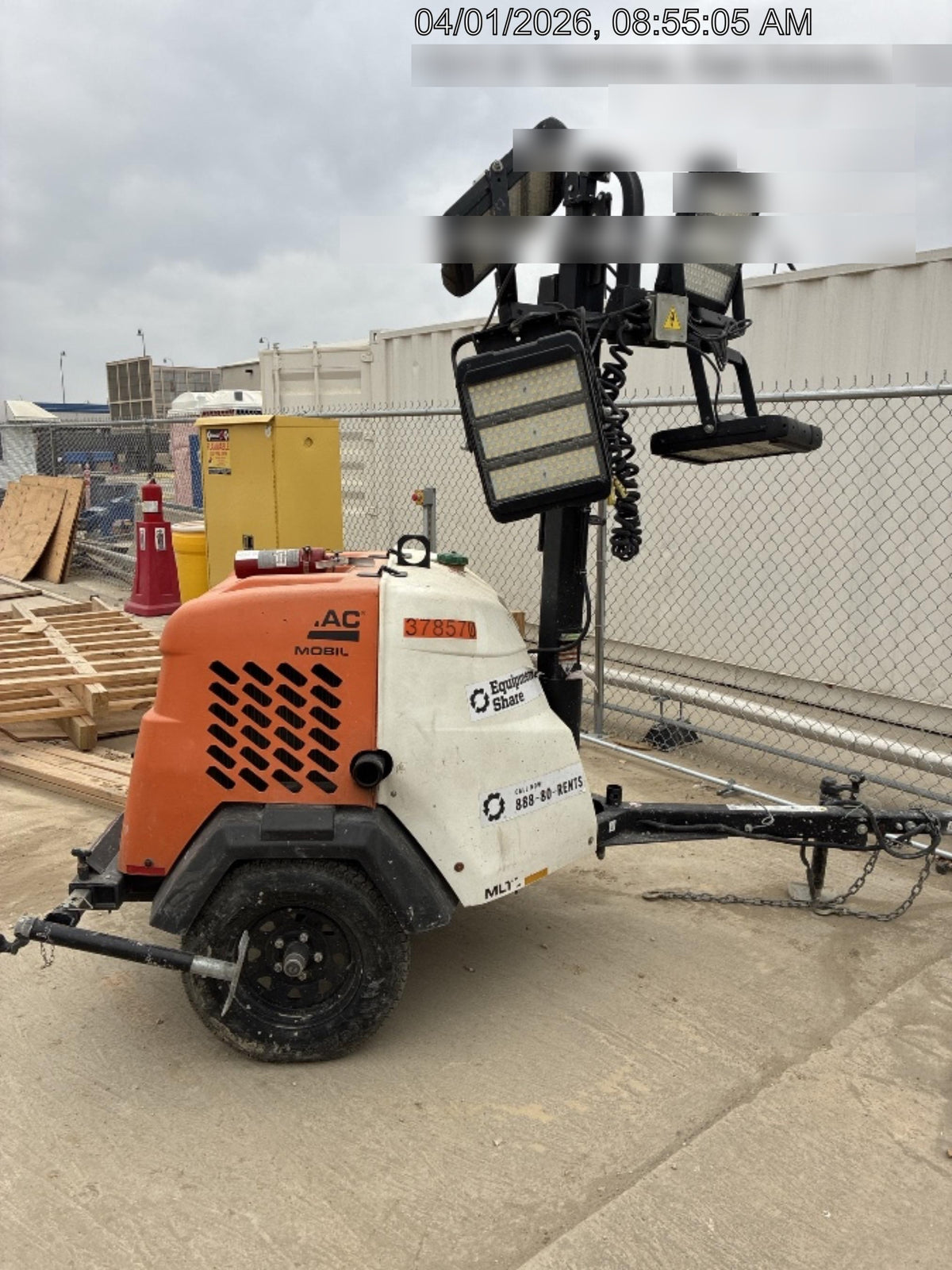 2023 Generac MLT2 Diesel, Flex Switch 120V Input, Powerzone Controller, 
(4) 320W LED Lights, 4kW Generator, 39.9 Gal Fuel Tank, 2" Ball, T3