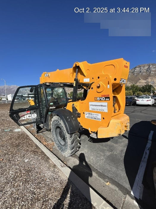 2020 JCB 510-56 Cab/Heat/Air, Solid Tires, Work Lights, Beacon, Aux Hydraulics, Back up Alarm, Lifting Eye, ES Decals