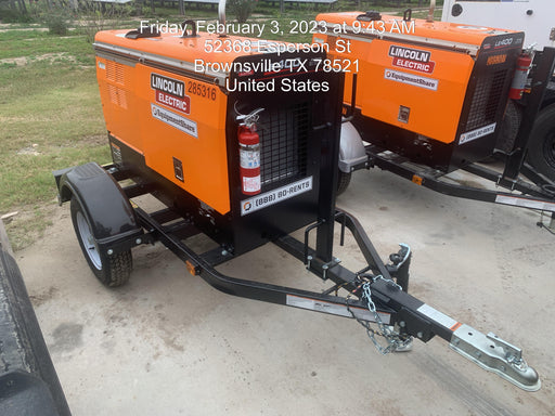 2022 Lincoln Electric LE400 Kubota V1505, Trlr, Cable Rack, Light Kit, ES Decals, T3