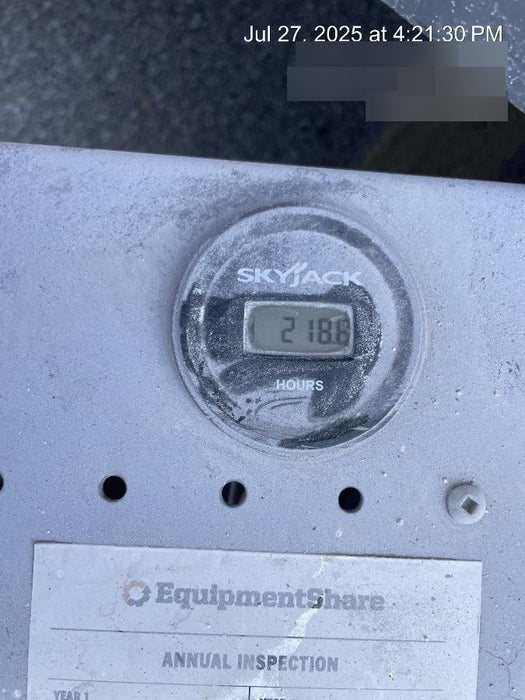 2019 Skyjack SJIII-3219 Standard w/Trojan Batteries