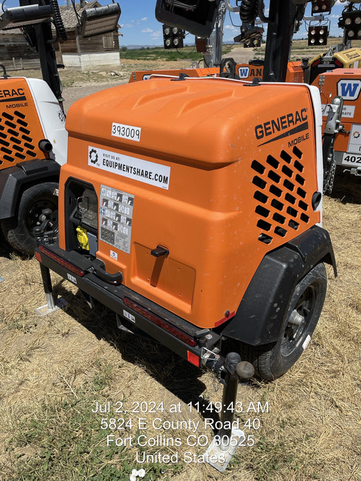 2024 Generac MLT2 Diesel, Flex Switch 120V Input, Powerzone Controller, 
(4) 320W LED Lights, 4kW Generator, 39.9 Gal Fuel Tank, 2" Ball, T3
