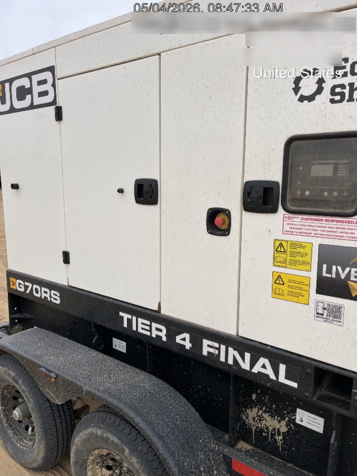 2022 JCB G70RST4F