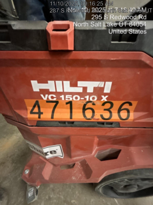 2024 HILTI VC 150-10 X