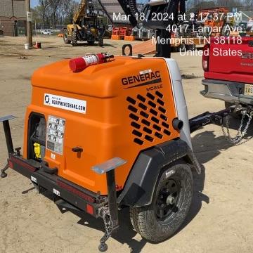 2024 Generac MLT2 Diesel, Flex Switch 120V Input, Powerzone Controller, 
(4) 320W LED Lights, 4kW Generator, 39.9 Gal Fuel Tank, 2" Ball, T3