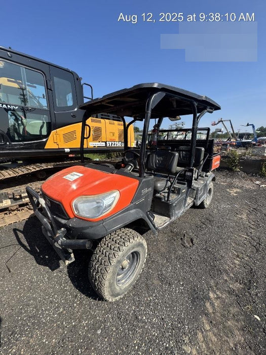 Kubota RTV-X1140W-H 4WD utility cart -LED strobe -Windshield tempered glass -Plastic canopy -Wire harness kit -Backup alarm