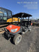 Kubota RTV-X1140W-H 4WD utility cart -LED strobe -Windshield tempered glass -Plastic canopy -Wire harness kit -Backup alarm