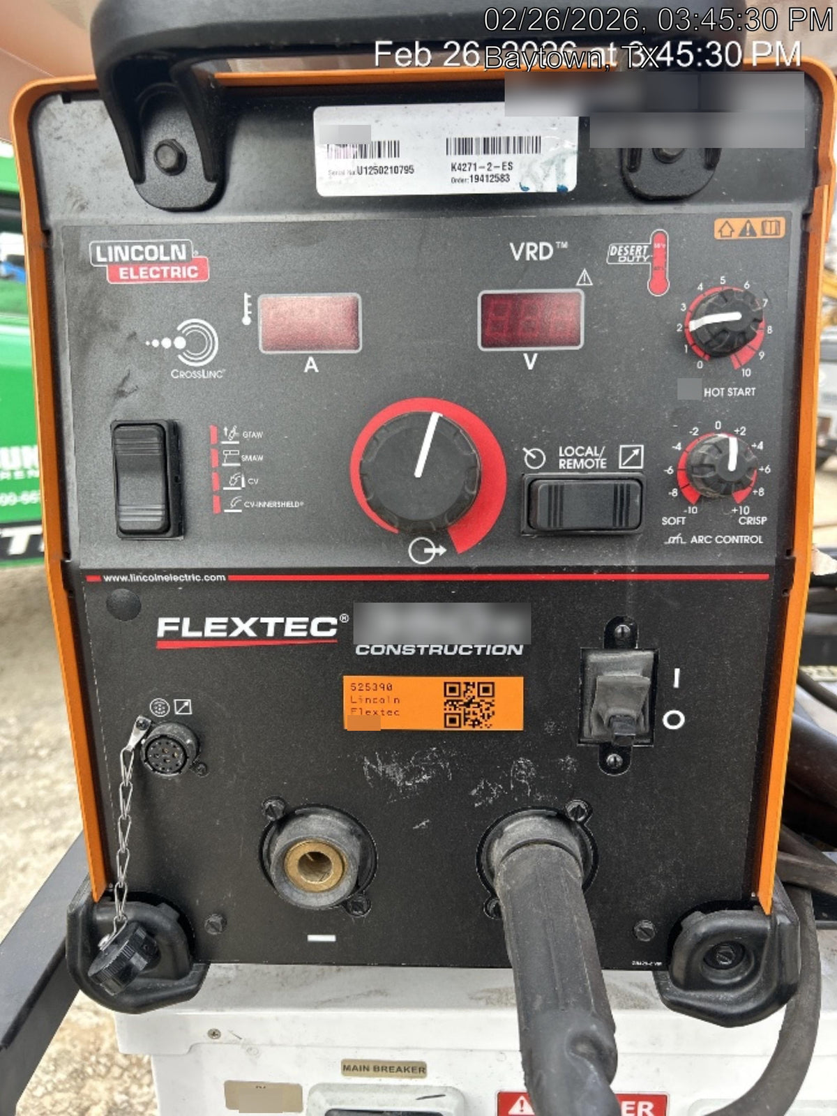 2025 LINCOLN ELECTRIC FLEXTEC 350X