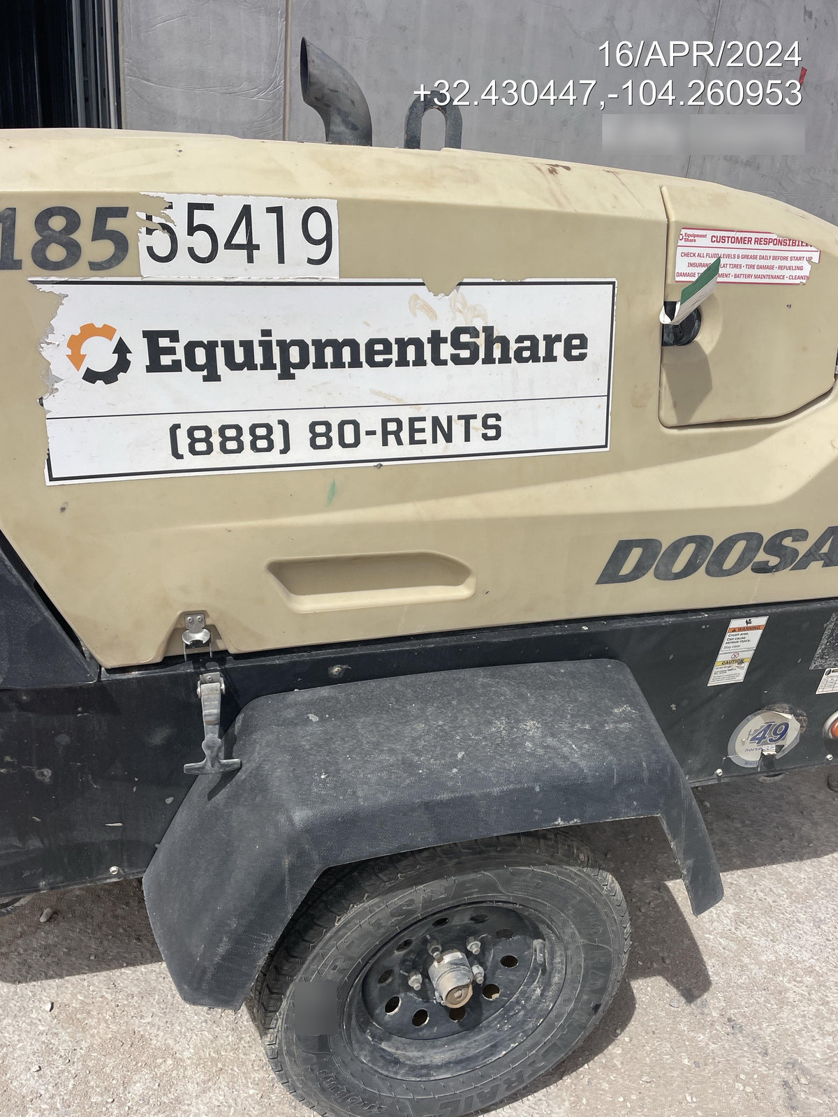 2019 DOOSAN C185WDO-T4F
