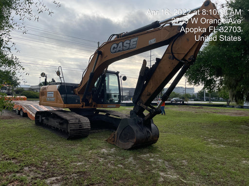 2015 Case CX210C CAB A/C, 9'-8" ARM, STEEL TRACKS, AUX HYD, THUMB