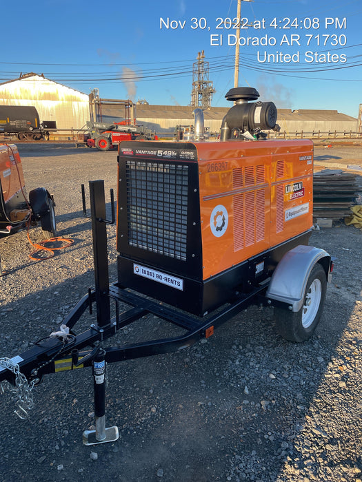 2022 Lincoln Electric Vantage 549X Crosslink Technology, Trailer Mounted, ES Decals, T3