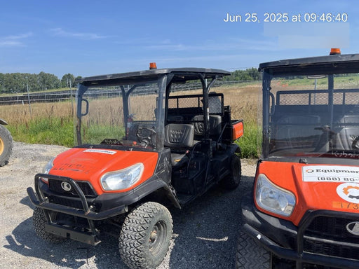 2021 Kubota RTV-X1140W-H Plastic Canopy, Windshield Acrylic Clear, LED Strobe Light, Wire Harness Kit, Back up Alarm