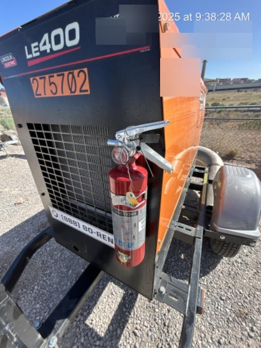 2022 Lincoln Electric LE400 Kubota V1505, Trlr, Cable Rack, Light Kit, ES Decals, T3