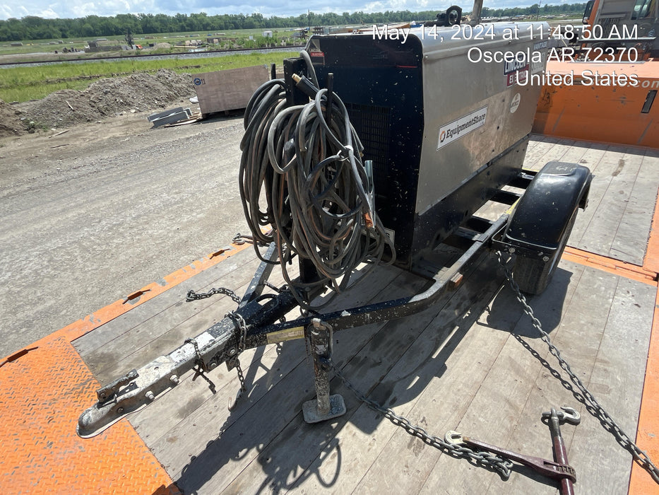 2019 Lincoln Electric Vantage 322 Welder Ready-Pak 3, Two wheel trailer, Fender and Light kit, Cable Rack