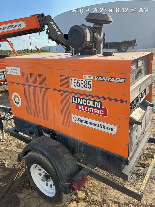 2021 Lincoln Electric Vantage 549X Ready Pak 3, ORANGE (includes trailer, cable rack, fender light kit)