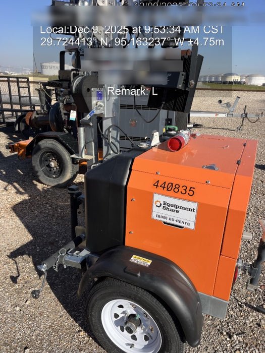 2024 Wanco WLTT-4MM4K Diesel, Deep Sea Controller, Shore Power Plug, Auto Start, (4) 350W LED Floodlights, 4kW Generator, 60 Gal Fuel Tank, 2" Ball, T3